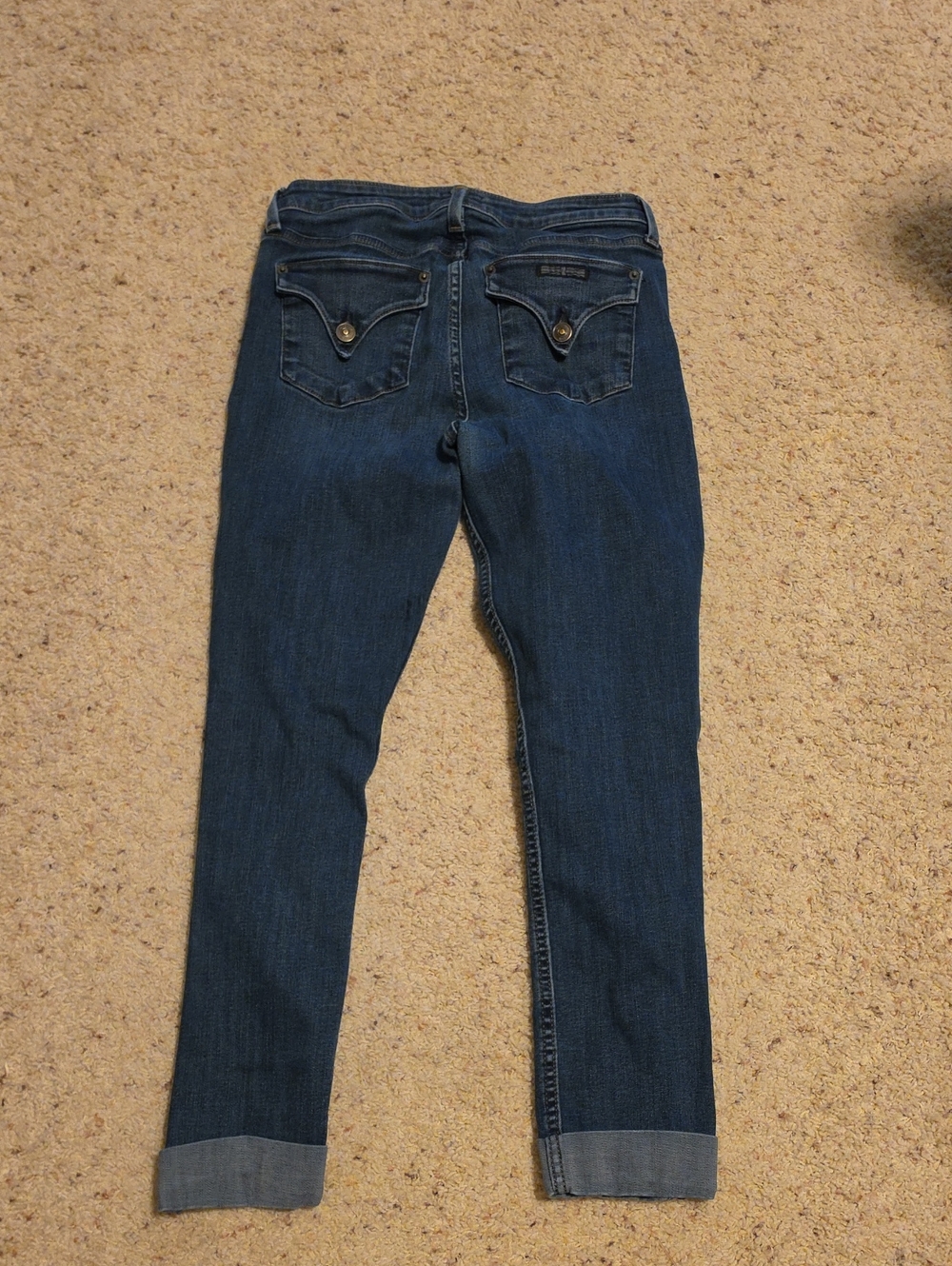 Hudson Jeans Women's Skinny Jeans in Dark Blue Wash